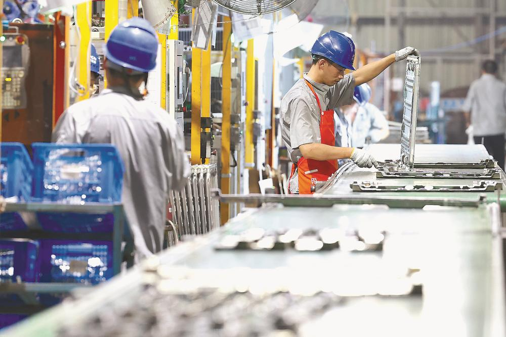 福州市長樂區多家企業搶生產、趕訂單